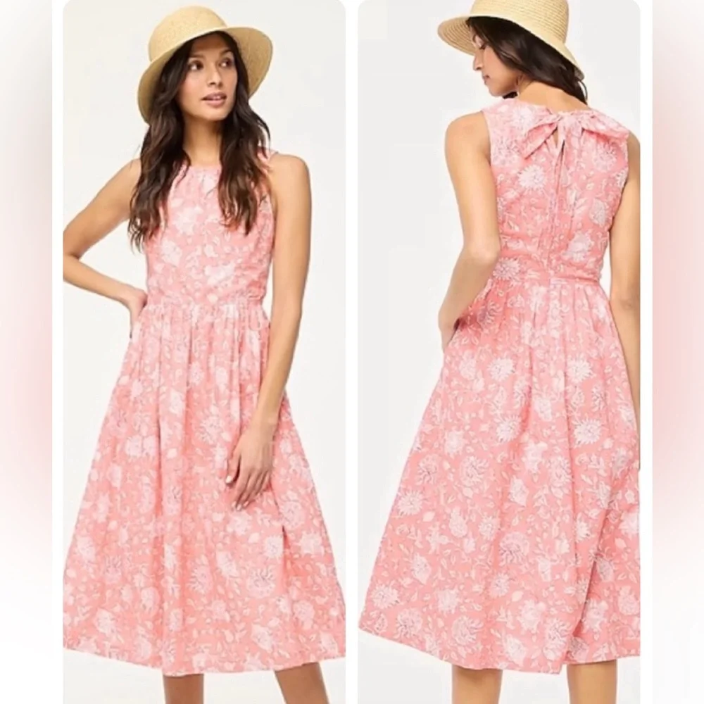 J.Crew Factory Tie-Back Dress - Picture 1 of 11